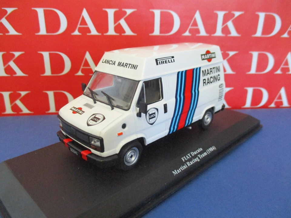 Die cast 1/43 Modellino Furgone Assistenza Rally Fiat Ducato Martini Racing 1984 - Immagine 2 di 4
