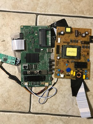 FULL SET FOR JVC LT-32C670(B) 23508706 MAIN PCB 1810 (17MB211) PSU ...