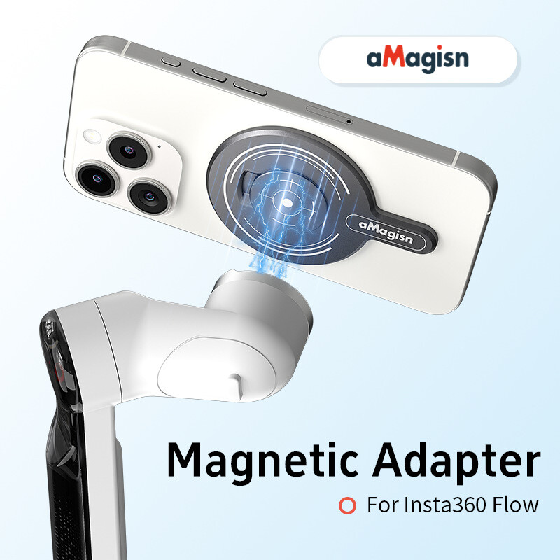aMagisn For Insta360 Flow Magnetic Adapter for MagSafe