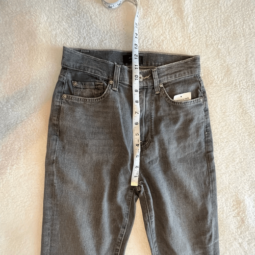 7 For All Mankind Womens Jeans Size 25 Gray High Waist Skinny Walker NWT - Picture 13 of 13