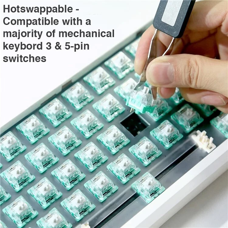 GMK61 60% Mechanical Gaming Keyboard RGB Backlit Hot-Swappable 60% Compact - Image 4 of 4