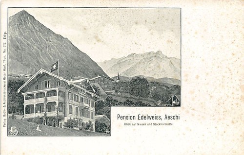 Schweiz - AESCHI (SO) Pension Edelweiss - SIEHE DIE SCANNEN FÜR DEN ZUSTAND DER - Bild 1 von 2