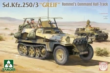 TAKOM 2194 1/35 Sd.Kfz.250/3"GREIF Command Half-Track (Include 1/16 "Rommel")