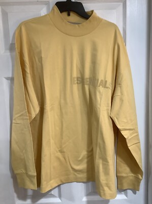 Essentials Fear of God Long Sleeve Tee Men Size Medium - BNIB