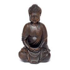 Thai Buddha Decorative Figure Seated Sculpture from Poly Statue
