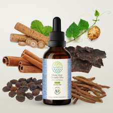 HerbEra Male Hair Growth Mix Alcohol-FREE Tincture. Men s Hair Restore