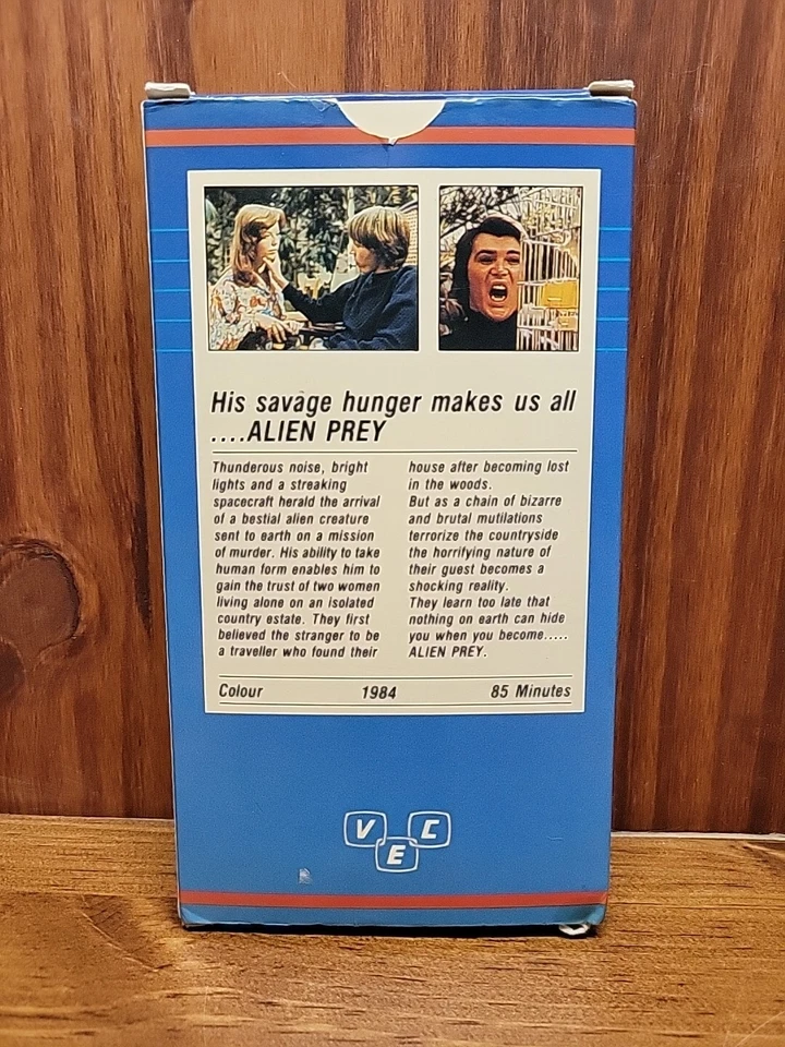 ALIEN PREY VHS Sci Fi Horror Barry Stokes Norman J Warren COMET Video HTF - Image 4 of 4