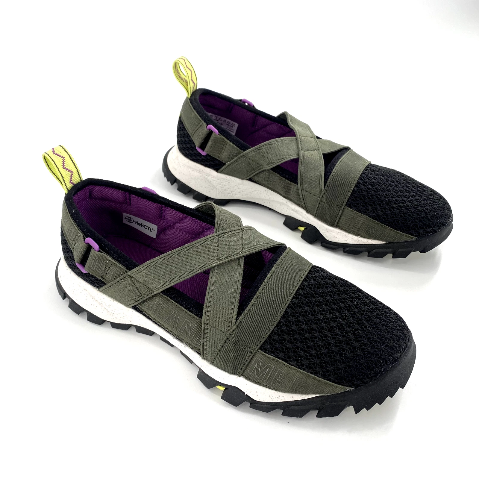 Sandali sportivi Timberland Garrison Trail donna taglia 6 5 nero verde cinturino incrociato