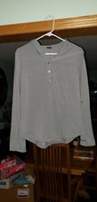 Womens Gray Hooded Marmot Long/Roll Up Sleeves Size M