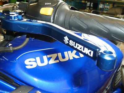 SUZUKI GS500E GS500F GSF 600S BANDIT LANG BLAU BREMSE KUPPLUNGSHEBEL ROAD R15D2