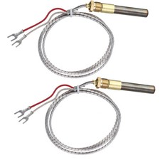 2Pcs For IMPERIAL ELITE FRYMASTER DEAN Thermopile 2 Wire Gas Fryer Thermocouple
