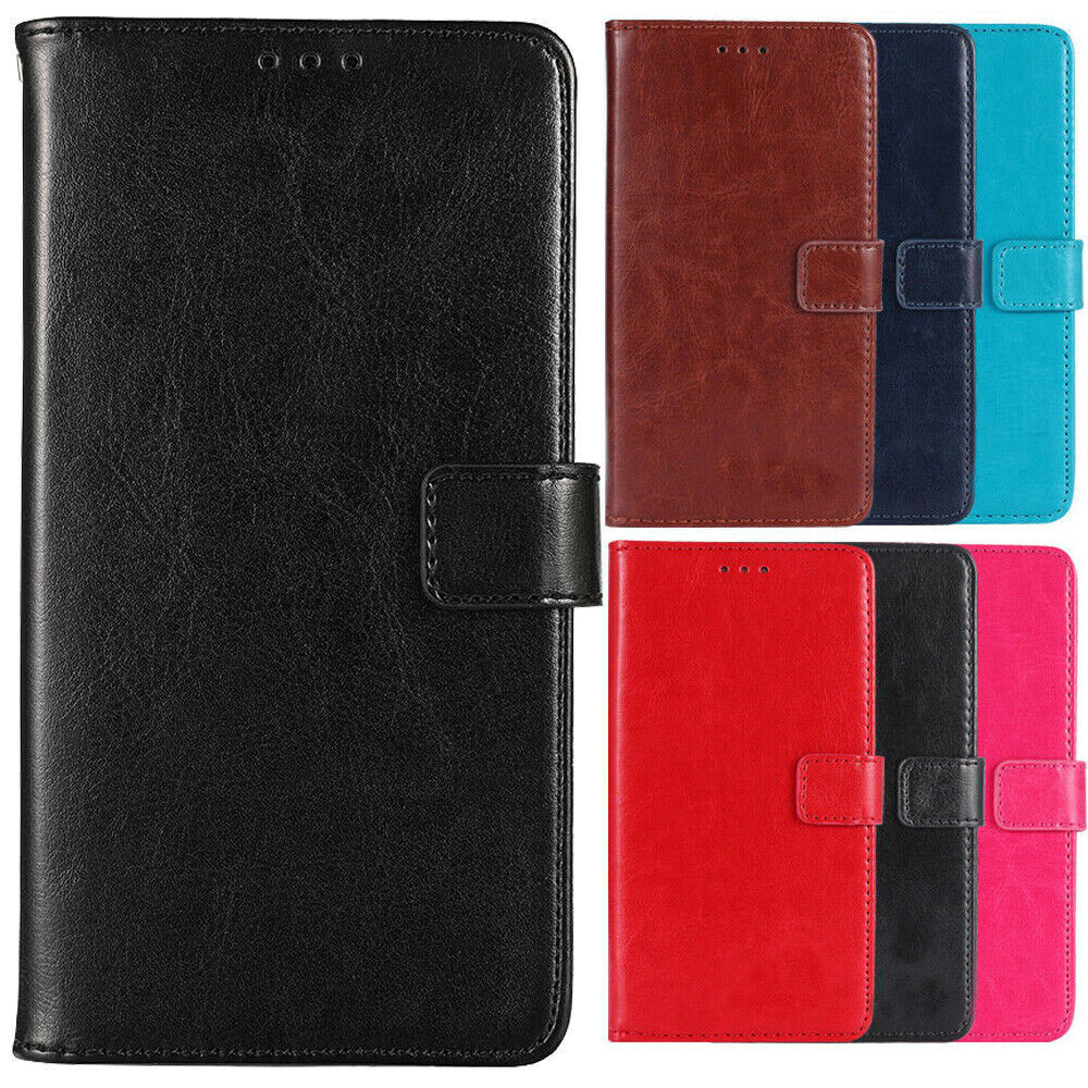 Neu Leder Tasche für Handy Flip Cover Schutz Hülle Cover Case Etui Schutzhülle