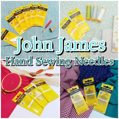 Handnähenadeln JOHN JAMES Qualität Steppen + Basteln Nadelpackungen 