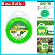 Bright Green 20M Strimmer Wire - 2mm Heavy-Duty Line for Universal Trimmers 0.25 per metre