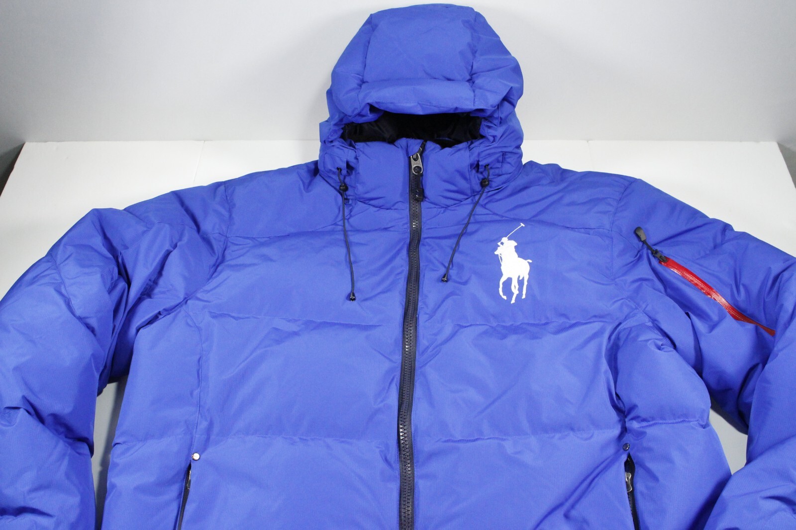 Polo Ralph Lauren Tyrol Puffer Jacket Big Pony Uomo Tg 2XLT Blu Piumino Piuma