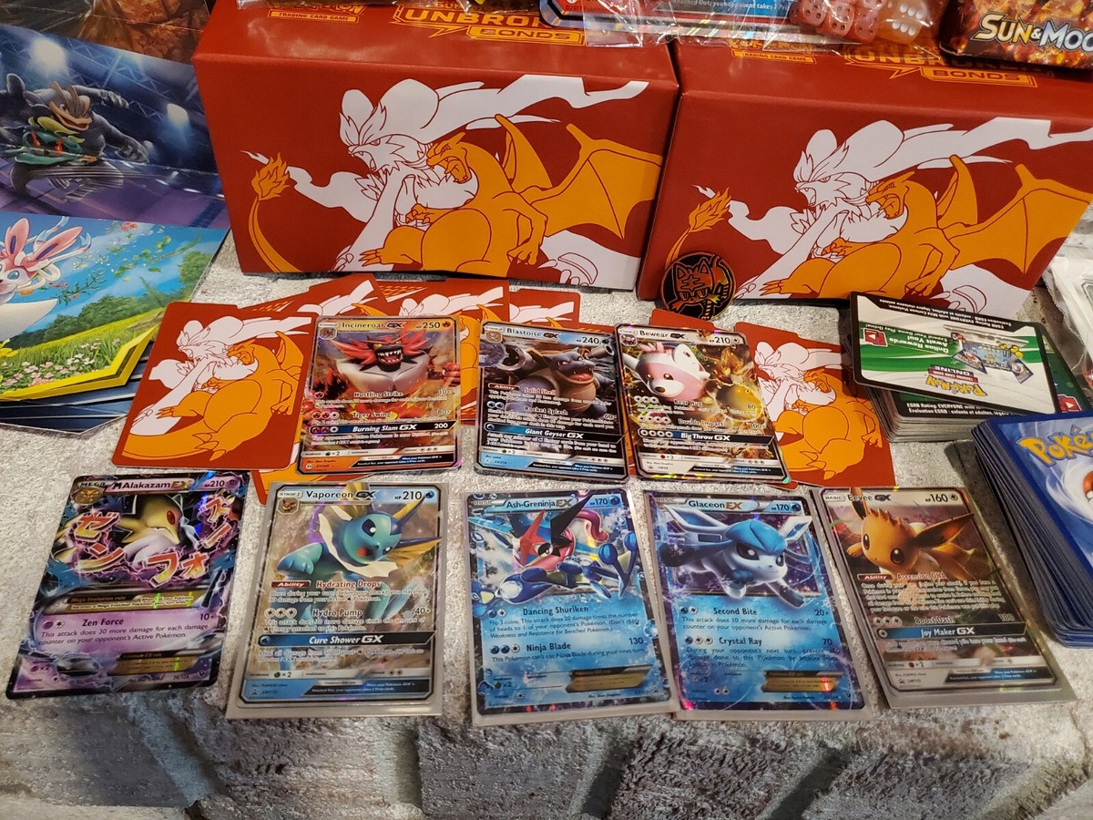 Vintage Pokémon Cards Collection (Sun and Moon) 300 Plus and Vintage Pokémon Cards Collection (Sun and Moon) 300 Plus and
