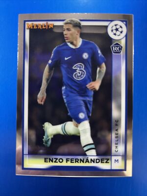 2022-23 Topps Merlin Chrome ENZO FERNANDEZ Rookie Card RC Free Ship PWE  ️  