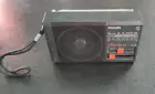 #286L Vintage Philips Radio 2-Band Empfänger D1400 tragbares Radio MW-FM Retro
