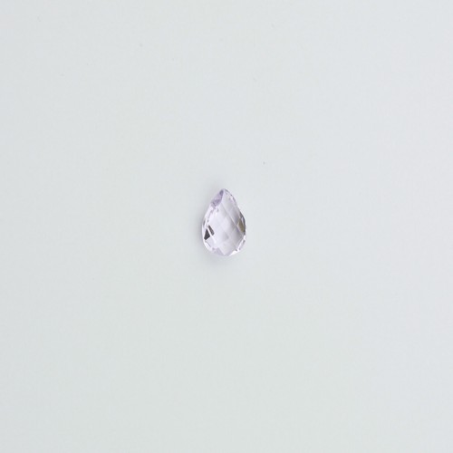 Natural Pink Amethyst Checkerboard Cut Loose Gemstone 9x6 Pear | eBay