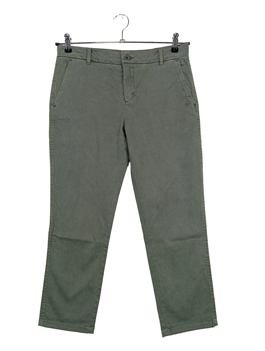 Pantalon Chino Marron Benetton - Taille 38 Femme - Neuf Sans étiquette
