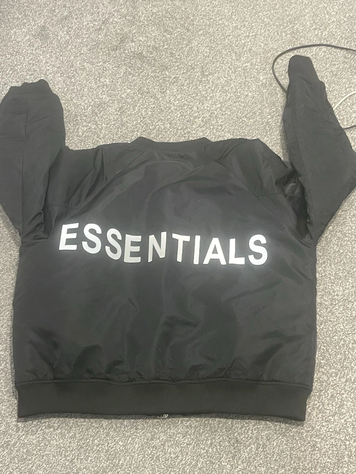 Giacca Bomber Fear Of God Essentials Nera Taglia Extra Large