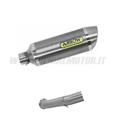 Arrow Anschluss+Racing Street Thunder Alum Auspuff Inox KTM DUKE 390 2017 2020