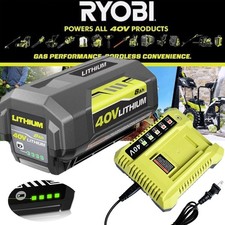 8.0Ah Battery 40Volt for Ryobi 40V Lithium OP40602 Battery with LED / Charger