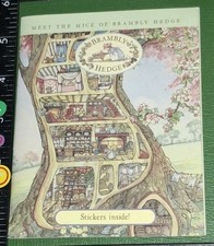 vintage Stickers Brambly Hedge Storybook,code18-1