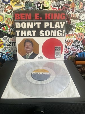 BEN E KING Don t Play That Song VG++ CLEAR VINYL W/HYPE STICKER 