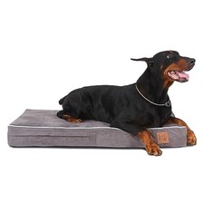 Orthopedic Memory Foam Pet 40"x 25"x 40.0"L x 25.0"W x 4.0"Th Slate Grey