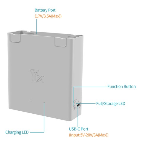 Drone Battery Charger 2 Way Battery Manager Battery Maintainer for DJI AVATA 2 - Picture 3 of 9