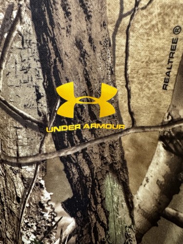 Under Armour Real Tree AP HD Men’s Large Camo Long Hunting Sleeve Shirt Logos - Bild 2 von 13