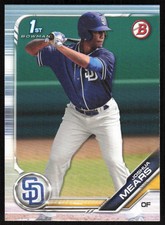 2019 Bowman Draft  #BD-180 Joshua Mears  FBC