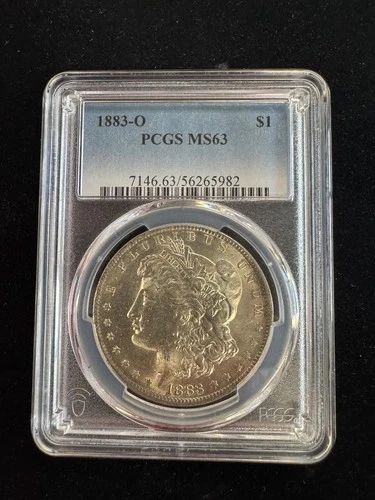1883-O  $1 Morgan Silver Dollar PCGS MS63 NO RESERVE