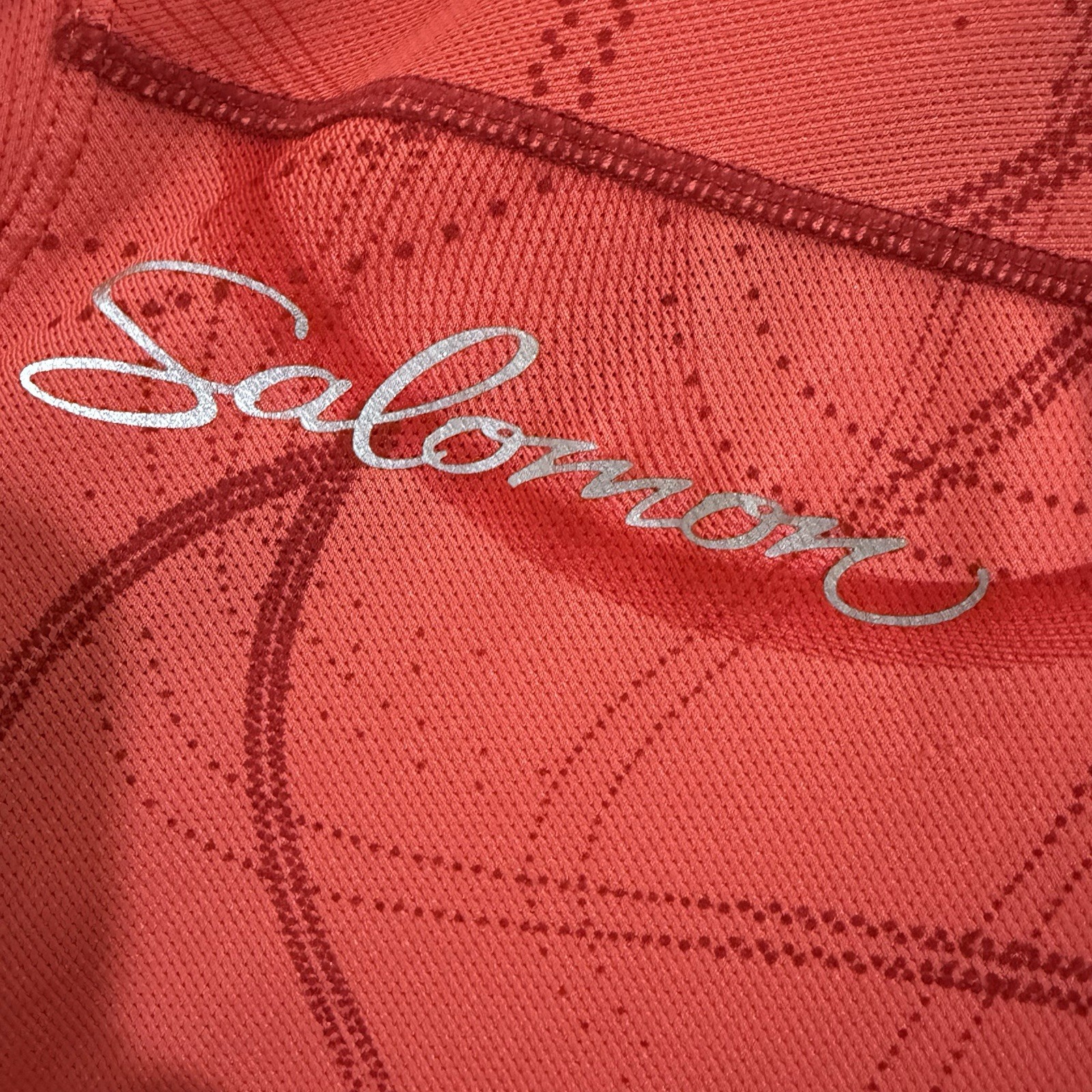 Salomon 1 4 Zip Maglia Ciclismo Donna XL Trail Runner II Tech Tee Riflettente