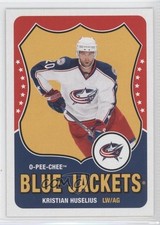 2010-11 O-Pee-Chee Retro Blank Back Kristian Huselius 0c3