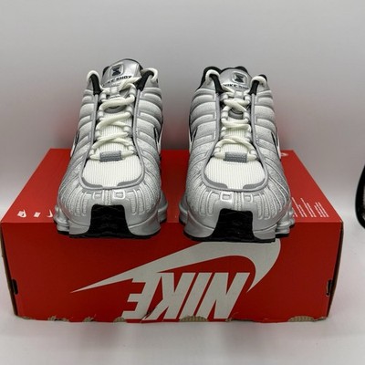 Nike Shox TL Metallic Silver White PRINT Sneakers Retro OG IH4466