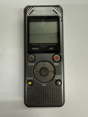Olympus WS-802 Digital Voice Recorder Integrated USB Connector Gray