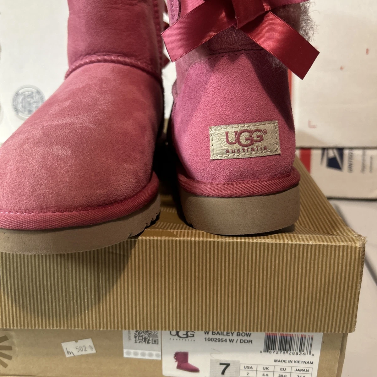 UGG Bailey Pink Boots for Women for sale | eBay