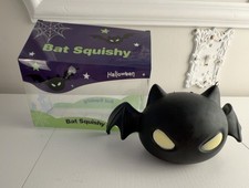 Halloween Bat Squishy Sensory Fidget Stress Toy Black Spooky Cute NEW