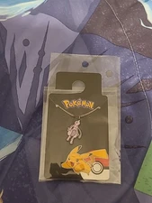 NIP Pokemon Mewtwo Enamel Pendant Necklace 18"