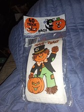 vintage trick or treat candy bags1981 sealed ...