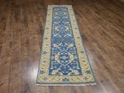 Turkish Oushak Rug, Modern Multicolored Handmade Bohemian Rug 2.6x9.8 Ft — photo 4