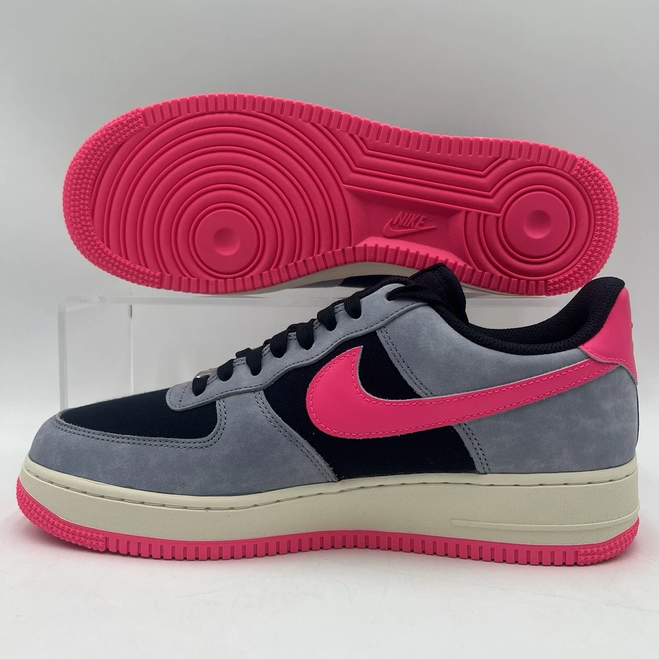 Zapatillas deportivas para hombre talla 9,5 Nike Air Force 1 '07 bajas azul obsidiana rosa FB8876 401 Foto 4 de 4