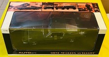 1968 Ford Mustang GT, Steve McQueen Bullitt, AUTOart, 1/18, D.Green, New, #72811