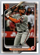2024 Bowman #12 Luis Matos RC - San Francisco Giants