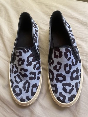 Coach Parkside Ocelot Leopard Print Slip On Sneakers Sz 9B Pls. See Photos