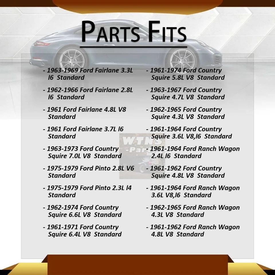 Соединение заднего вала GMB U-Joints 2x для 1965 Ford Falcon 4,3 л - Изображение 4 из 4