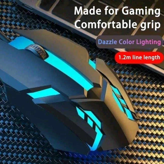 RRONGXUAN Gaming Breathing Light Wired Mouse - Image 3 of 4