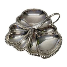 Walker & Hall Sheffield W&H Scallop Shell Tray Hors D'oeuvres Silver Plated (D)